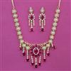 American Diamond Classic Necklace with Carat Plating