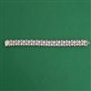 American Diamond Classic Bracelet with 2 Tone Plating