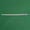 American Diamond Classic Bracelet with Rhodium Plating 2 Tone Plating