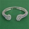 American Diamond Classic Kada with Rhodium Plating