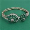 American Diamond Openable kada with Mehndi Plating