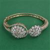 American Diamond Openable kada with Mehndi Plating