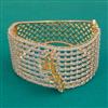 American Diamond Broad Kada with 2 Tone Plating
