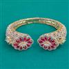 American Diamond Classic Kada with 2 Tone Plating