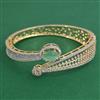 American Diamond Openable kada with 2 Tone Plating
