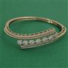 American Diamond Openable kada with Rhodium Plating 2 Tone Plating Mehndi Plating