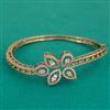 American Diamond Openable kada with Rhodium Plating 2 Tone Plating Mehndi Plating