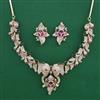 American Diamond Birds Necklace with Carat Plating