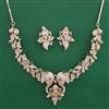 American Diamond Birds Necklace with Carat Plating
