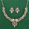 American Diamond Birds Necklace with Carat Plating