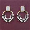 American Diamond Classic Earring with Rhodium Plating 2 Tone Plating Mehndi Plating