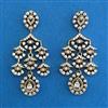 American Diamond Classic Earring with Rhodium Plating 2 Tone Plating Mehndi Plating