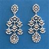 American Diamond Classic Earring with Rhodium Plating 2 Tone Plating Mehndi Plating