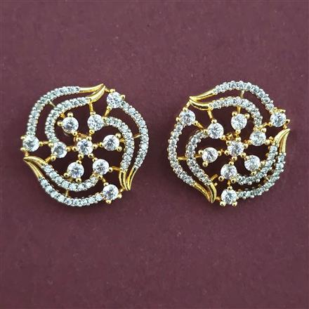 American Diamond Tops with Rhodium Plating 2 Tone Plating Mehndi Plating