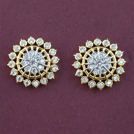American Diamond Tops with Rhodium Plating 2 Tone Plating Mehndi Plating