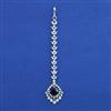 American Diamond Classic Tikka with Rhodium Plating