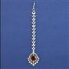 American Diamond Classic Tikka with Rhodium Plating