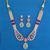 American Diamond Classic Necklace with Carat Plating