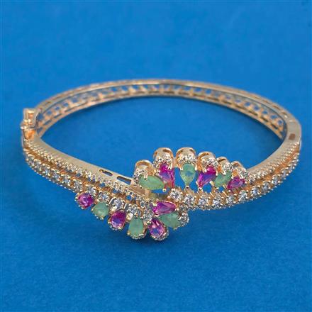 American Diamond Openable kada with Carat Plating