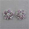 American Diamond Tops with Rhodium Plating