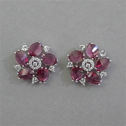American Diamond Tops with Rhodium Plating