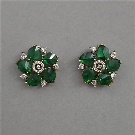 American Diamond Tops with Mehndi Plating