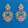 American Diamond Pearl Earring with Carat Plating