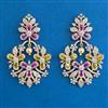 American Diamond Pearl Earring with Carat Plating