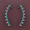 American Diamond Earcuff with Black Plating