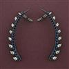 American Diamond Earcuff with Black Plating