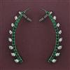 American Diamond Earcuff with Black Plating