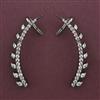 American Diamond Earcuff with Black Plating