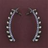 American Diamond Earcuff with Black Plating