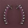 American Diamond Earcuff with Black Plating