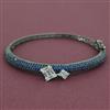 American Diamond Openable kada with Black Plating
