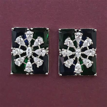 American Diamond Tops with Rhodium Plating