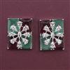 American Diamond Tops with Rhodium Plating