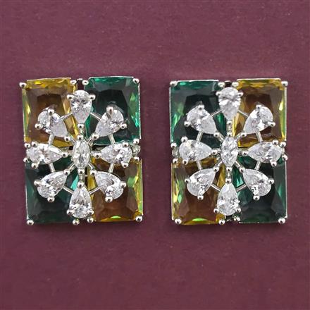 American Diamond Tops with Rhodium Plating
