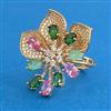American Diamond Adjustable Ring with Carat Plating