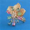 American Diamond Adjustable Ring with Carat Plating