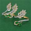 American Diamond Classic Ring with 2 Tone Plating