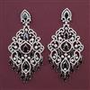 American Diamond Classic Earring with Rhodium Plating