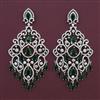 American Diamond Classic Earring with Rhodium Plating