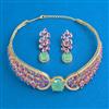American Diamond Classic Necklace with Carat Plating