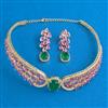American Diamond Classic Necklace with Carat Plating