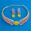 American Diamond Classic Necklace with Carat Plating