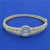 American Diamond Openable kada with 2 Tone Plating