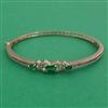 American Diamond Openable kada with Mehndi Plating