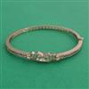 American Diamond Openable kada with Mehndi Plating