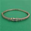 American Diamond Openable kada with Mehndi Plating